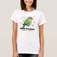 Monk Parakeet Statistics Women's Basic T-Shirt