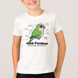 Monk Parakeet Statistics Women's Next Level Scoop Neck T-Shirt