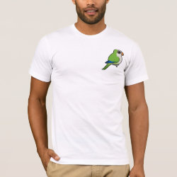 Birdorable Monk Parakeet Men's Basic American Apparel T-Shirt