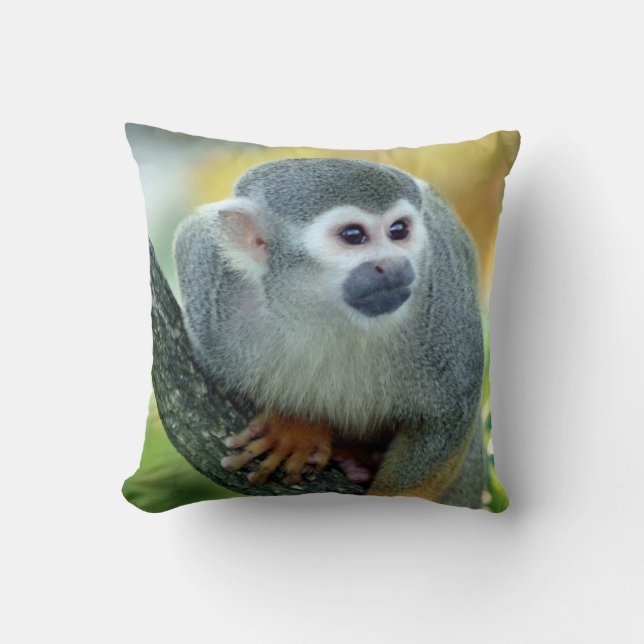 Monkey 004 throw pillow (Front)