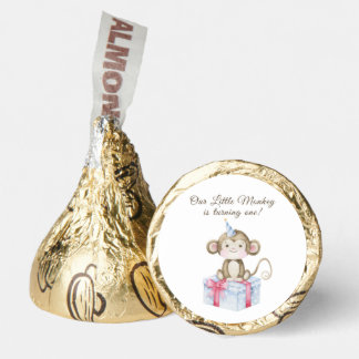 Monkey 1st Birthday Party Hershey®'s Kisses®