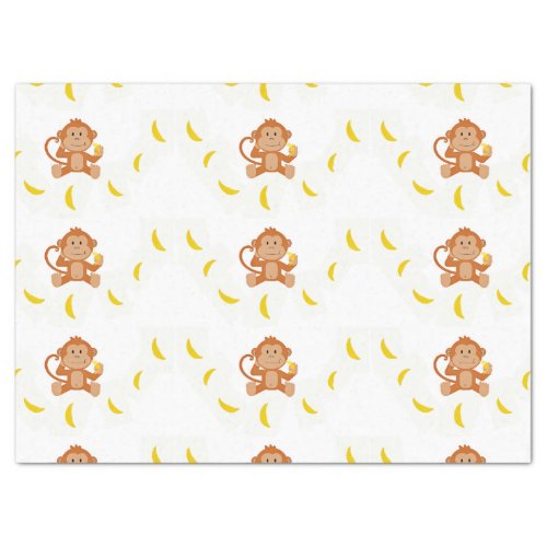 Monkey and bananas tissue paper