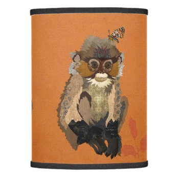 Monkey And Butterfly Lamp Shade by Greyszoo at Zazzle