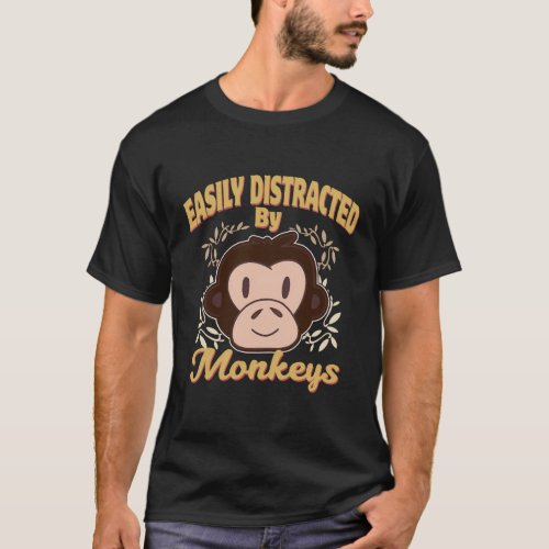 Monkey Ape Zookeeper Primatologist Chimpanzee T_Shirt