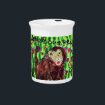 Monkey art pitcher<br><div class="desc">monkey art</div>