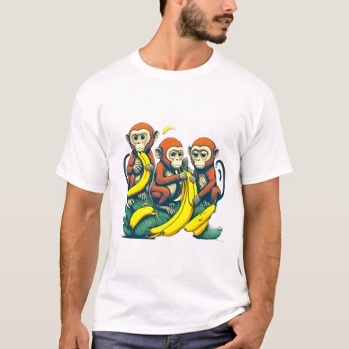 Monkey Art T_Shirt