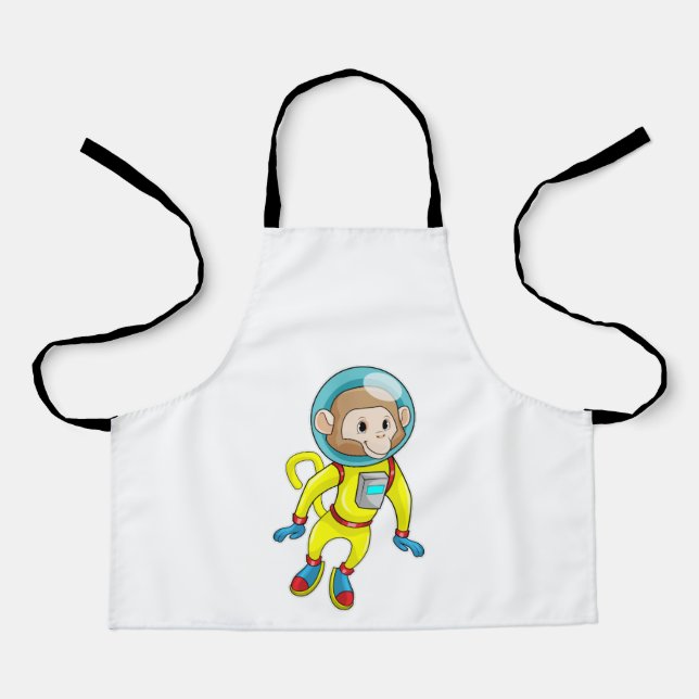 Monkey as Astronaut Apron (Front)