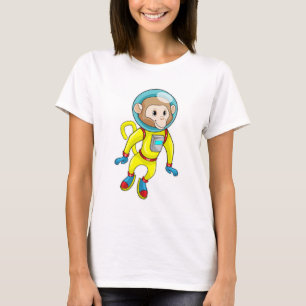 Monkey as Astronaut T-Shirt