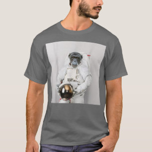 Monkey astronaut in a space suit with a helmet  T-Shirt