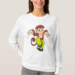 Monkey at Martial arts Kungfu T-Shirt