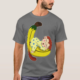 Monkey at Sleeping in Pajamas T-Shirt