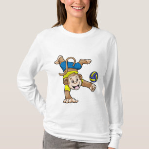 Monkey at Sports with Volleyball T-Shirt