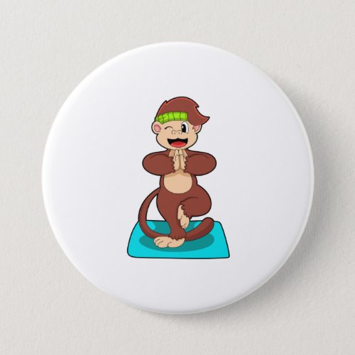 Monkey at Yoga in Standing Button