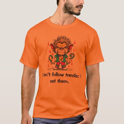 Monkey Attitude Bold Monkey T_Shirt T_Shirt