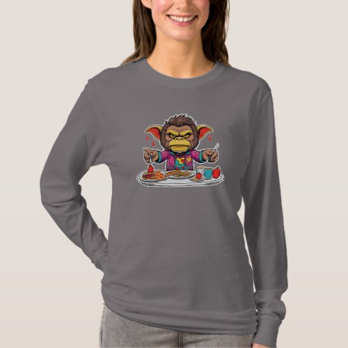 Monkey Attitude Fun and Sassy T_Shirt T_Shirt