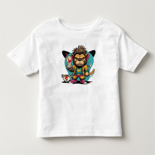 Monkey Attitude Playful Monkey T_Shirt Toddler T_shirt