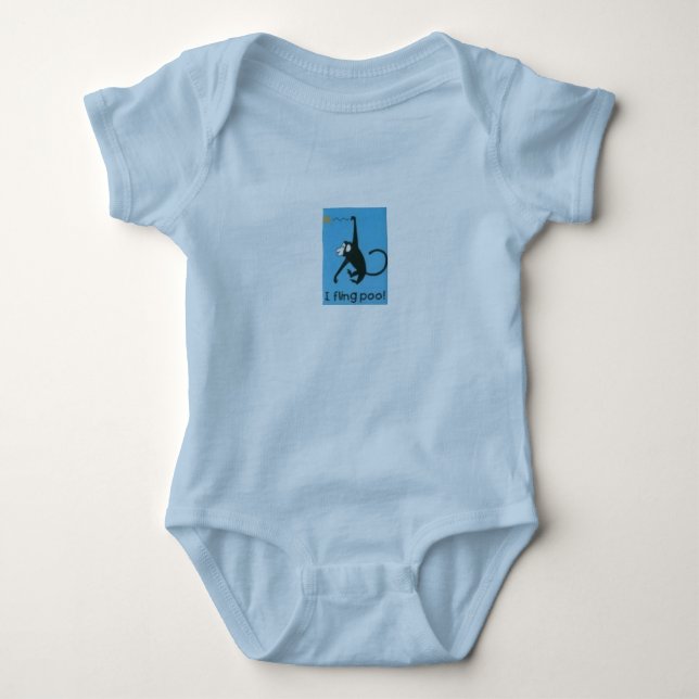 Monkey Baby Bodysuit (Front)