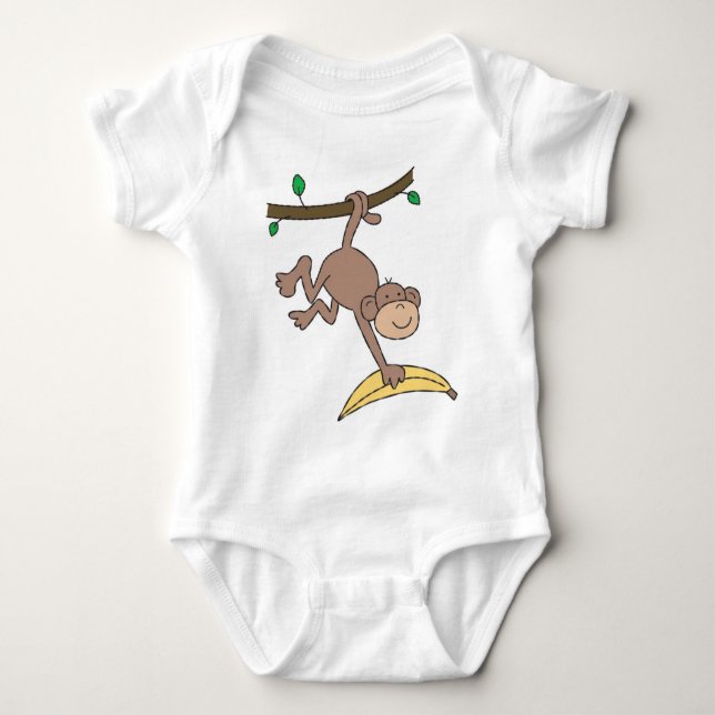 monkey baby bodysuit (Front)