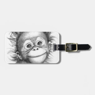 Monkey - Baby Orang outan 2016 G-121 Luggage Tag