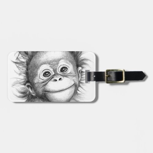 Monkey _ Baby Orang outan 2016 G_121 Luggage Tag