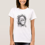 Monkey - Baby Orang Outan 2016 G-121 T-shirt at Zazzle