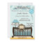 MONKEY Baby Shower Invitation Crib CJ-BLUE boy