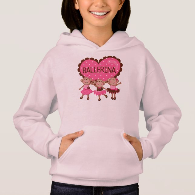 Monkey Ballet Hoodie (Front)