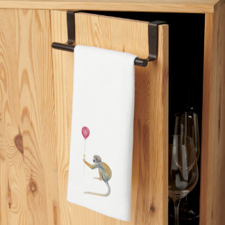 Monkey Ballon Party Kitchen Towel