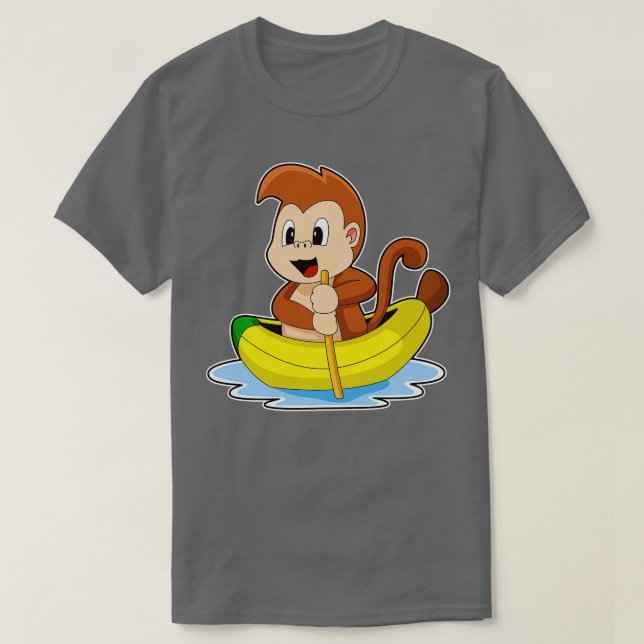 Monkey Banana Boat 2 T-Shirt (Design Front)