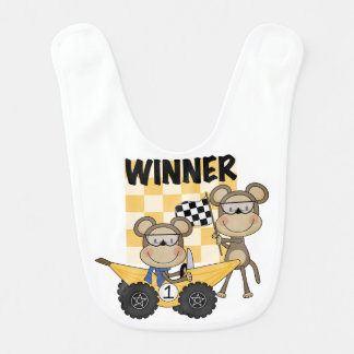 Monkey Banana Racers Winner Bib