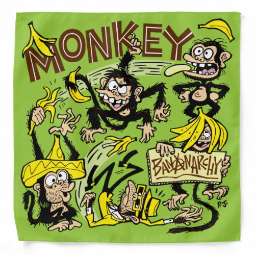 MONKEY _ Bananarchy Bandana