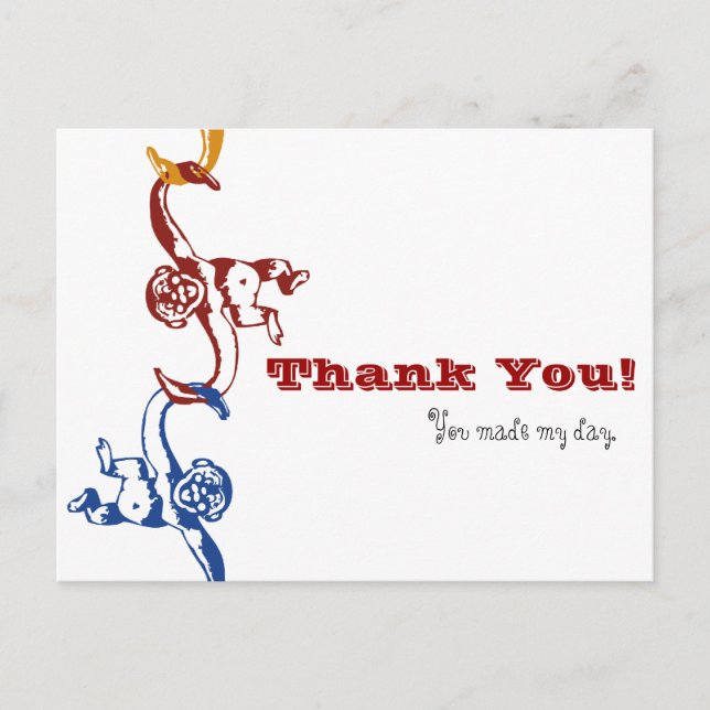 Monkey Barrel Thank You Postcard (Front)
