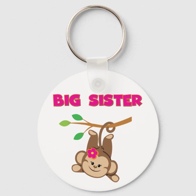 Monkey Big Sister Keychain (Front)