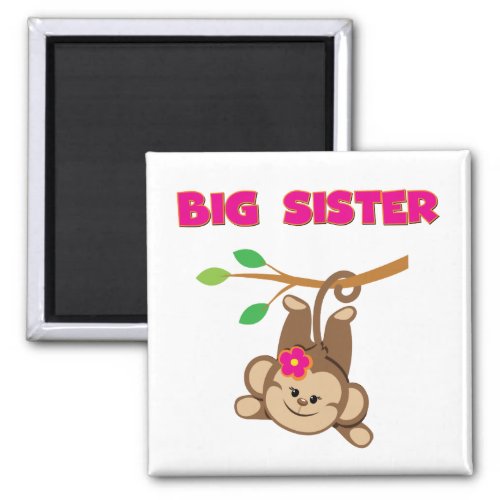 Monkey Big Sister Magnet