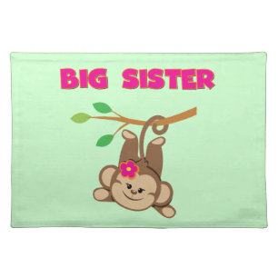 Monkey Big Sister Placemat