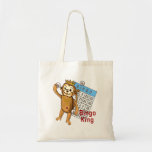 Monkey Bingo King Tote Bag