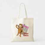 Monkey Bingo Queen Tote Bag