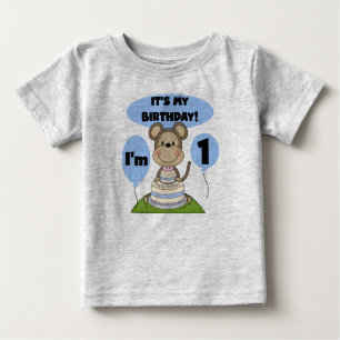 Monkey Birthday Boy 1st Baby T-Shirt