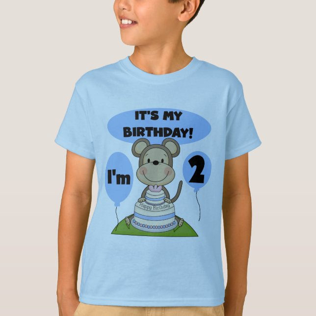 Monkey Birthday Boy 2nd Tshirts and Gifts (Front)