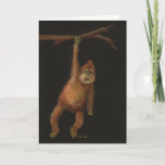 Monkey Birthday Card
