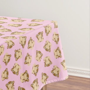 Monkey Birthday Party Pink Tablecloth