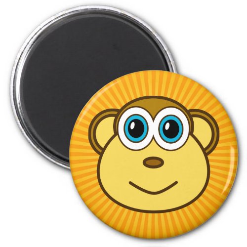 Monkey Bizness Face Design Magnet