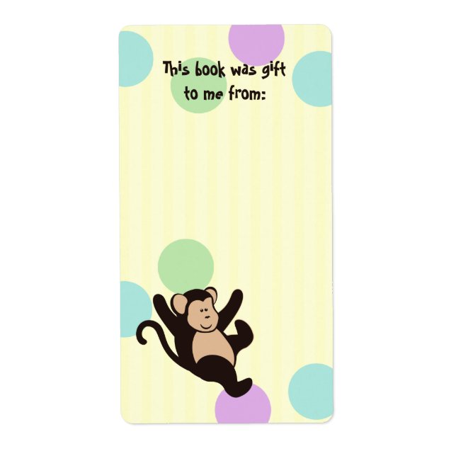 Monkey Book Tags (Front)