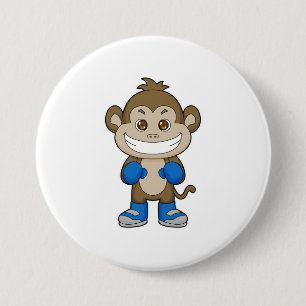 Monkey Boxing Boxer Boxing gloves Button