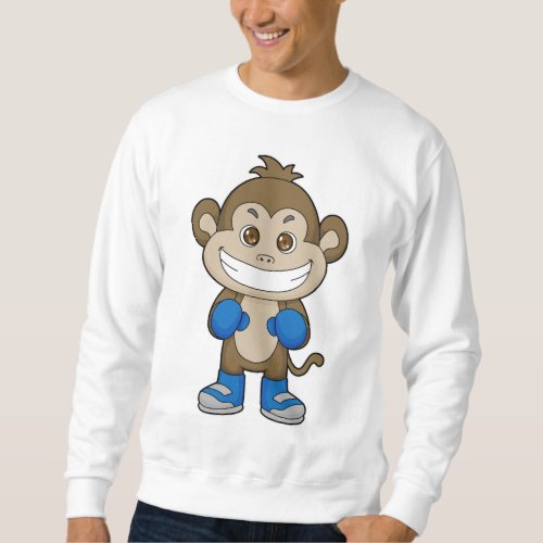 Monkey Boxing Boxer Boxing gloves Sweatshirt