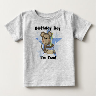 Monkey Boy 2nd Birthday Tshirts and Gifts