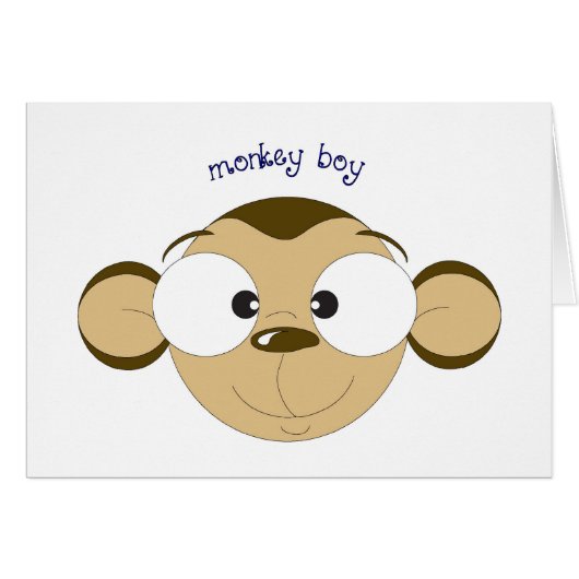 Monkey Boy Card (Front Horizontal)
