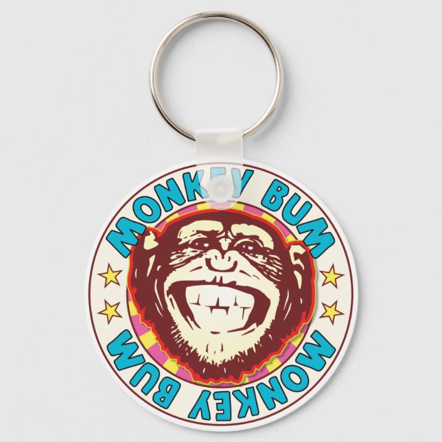 Monkey Bum Keychain (Front)