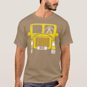 Monkey bus driver bus gift pension profession 2 T-Shirt
