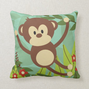Monkey Business 16" x 16" Pillow
